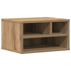 vidaXL Stojak na drukarkę Dąb rzemieślniczy 40 x 32 x 22,5 cm