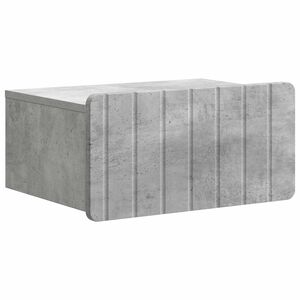 vidaXL Wisząca Szafka Nocna Betonowy szary 49 x 34,5 x 24 cm