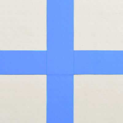 vidaXL Mata gimnastyczna z pompką, 60x100x10 cm, PVC, niebieska