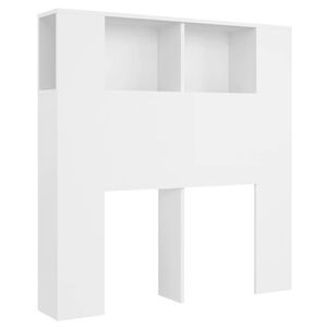 vidaXL Szafka zagł&oacute;wkowa biała 100x18,5x102,5 cm