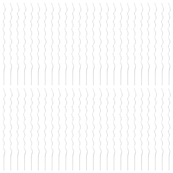 vidaXL Spiralne podp&oacute;rki do roślin, 50 szt, 170 cm, galwanizowana stal