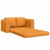 vidaXL Sofa Bed 60cm Ciemny Ż&oacute;łty tkanina