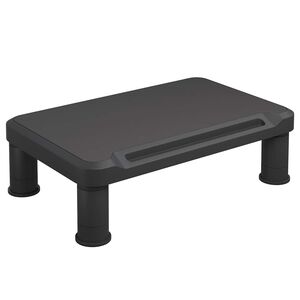 vidaXL Podstawka pod monitor, czarna, 38x24x10,5 cm