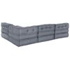 vidaXL Modułowa sofa 4 pcs Szary tkanina