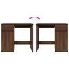 vidaXL Biurko Brązowy Dąb 86x49x76 cm Drewno klejone