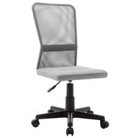 vidaXL Krzesło biurowe, szare, 44x52x100 cm, z siatką