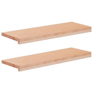 vidaXL Nakładki na schody 2 szt. 70 x 25 x 2 cm naturalny