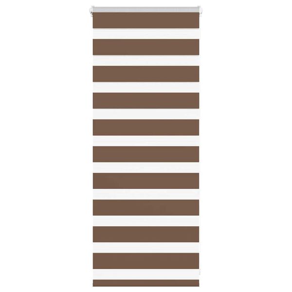 vidaXL Roleta zebra, brzozowa, szerokość tkaniny 55,9 cm, poliester