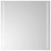 vidaXL Lustro łazienkowe z LED, 50x50 cm