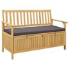 vidaXL Ławka z miejscem do przechowywania z poduszką z przechowywaniem