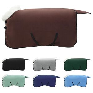 vidaXL Koc dla Koni Pełny Ciemny Brąz 135 cm Polarowy fleece