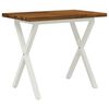 vidaXL Kwadratowy st&oacute;ł do jedzenia 110 x 55 x 75 cm Lite Drewno Akacji