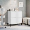 vidaXL Komoda, biała, 60x35x70 cm, materiał drewnopochodny