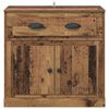 vidaXL Highboard z szufladą Stare drewno 70 x 35,5 x 67,5 cm