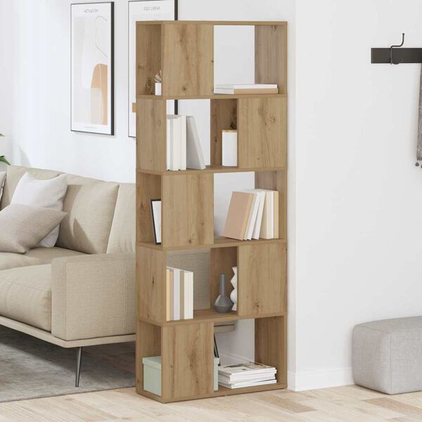 vidaXL Zestaw szafek RTV Montowane na ścianie Brązowy 60 x 24 x 156 cm