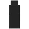 vidaXL Półka ścienna, 100x18x40 cm, czarna, materiał drewnopochodny