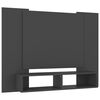 vidaXL Wisząca szafka pod TV, szara, 120x23,5x90 cm