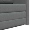 vidaXL Sofa Bed 110cm Ciemnoszary tkanina