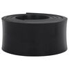 vidaXL Gumowa krawędź do pługa śnieżnego czarna 250x15x2 cm
