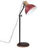 vidaXL Lampa stojąca, 25 W, postarzany czerwony, 30x30x100-150 cm, E27