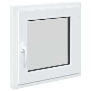vidaXL Biała wewnętrzna kolor okna piwnicznego RISOR 50 x 50 cm