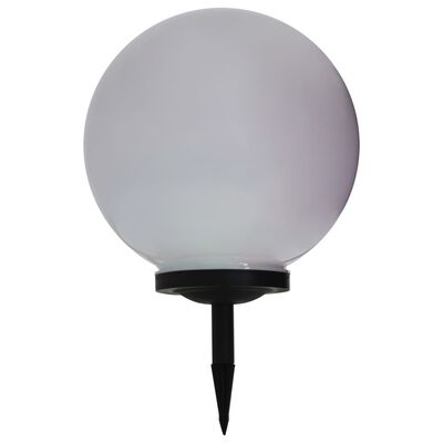 vidaXL Lampy solarne do ogrodu, 2 szt., LED, kuliste, 40 cm, RGB