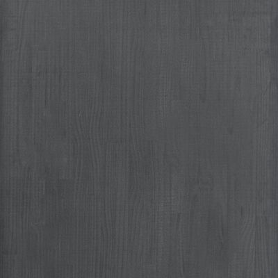 vidaXL Regał, szary, 60x30x105 cm, lite drewno sosnowe