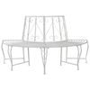 vidaXL Ławka Drzewna 4-Liczba miejsc 160 x 80 x 89 cm Stal