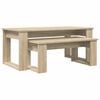 vidaXL Zestaw stolik&oacute;w kawowych 2 pcs Dąb Sonoma 100 x 50 x 42 cm