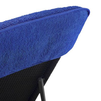 vidaXL Ręczniki plażowe, 2 szt., niebieskie, 60x135 cm, 400 g/m²