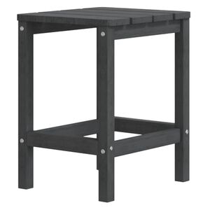 vidaXL Stolik ogrodowy Adirondack, antracytowy, 38x38x46 cm, HDPE