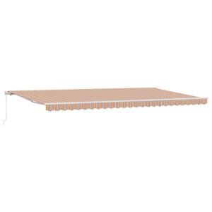 vidaXL Markiza wysuwana Wielokolorowe 600 &times; 300 cm
