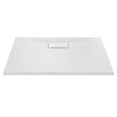 vidaXL Brodzik prysznicowy, SMC, biały, 90 x 80 cm