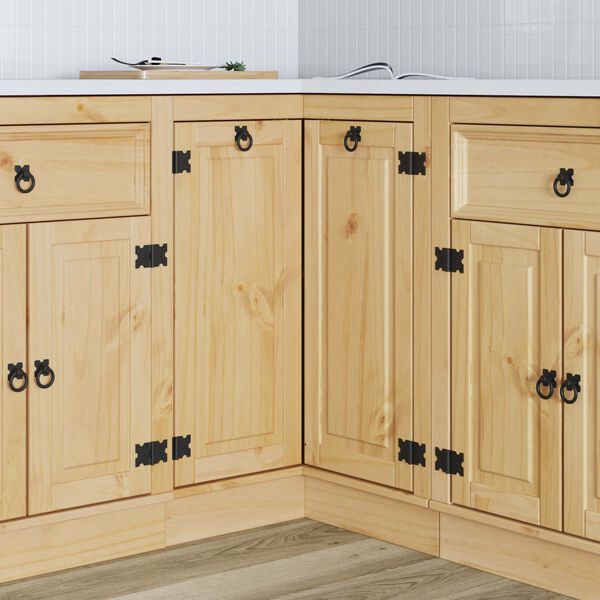 vidaXL Szafkowy SKI Miodowy Brąz 60 x 32 x 40 cm Lite drewno sosnowe