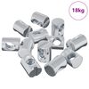 vidaXL Śruba beczkowa 3462 pcs Srebrny M6 x 13 mm Żelazo