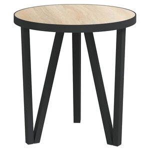 vidaXL Stolik herbaciany, dąb sonoma, &Oslash;35 cm, MDF