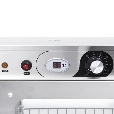 vidaXL Elektryczna witryna grzewcza Gastronorm 600 W, stal nierdzewna
