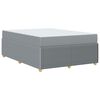 vidaXL Rama ł&oacute;żka z materacem Jasnoszary 140 x 200 cm tkanina