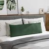 vidaXL Poduszki na sofę 2 pcs Ciemna zieleń 120 x 40 cm