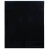 vidaXL Folia okienna statyczna, matowa, czarna, 45x1000 cm, PVC