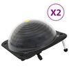 vidaXL Solarne podgrzewacze do basenu, 2 szt., 75x75x36 cm, HDPE