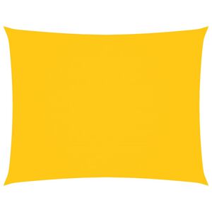 vidaXL Prostokątny żagiel ogrodowy, tkanina Oxford, 3,5x4,5 m, ż&oacute;łty
