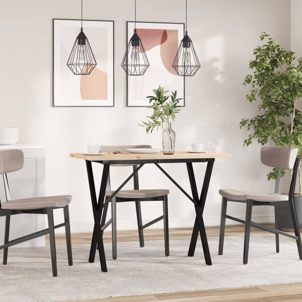 vidaXL St&oacute;ł jadalniany z nogami w kształcie litery X, 100x50x75,5 cm
