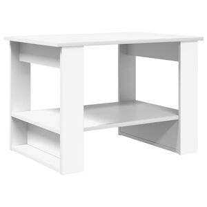 vidaXL Stolik kawowy Biały 72 x 50 x 50 cm Drewno inżynieryjne