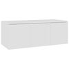 vidaXL Szafka pod TV, biała, 80x34x30 cm, materiał drewnopochodny