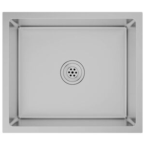 vidaXL Ręcznie robiony zlew kuchenny, stal nierdzewna
