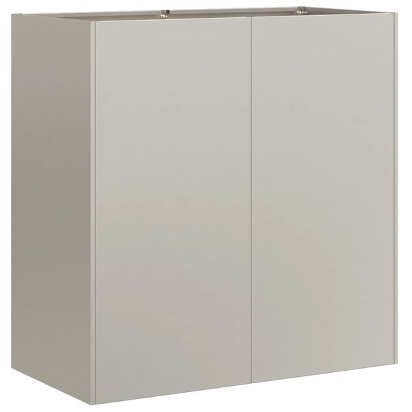 vidaXL Doniczka Rusty 80x40x80 cm Stal nierdzewna