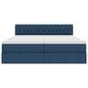 vidaXL Ł&oacute;żko z miejscem do przechowywania Niebieski 180 x 200 cm