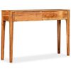 vidaXL Stolik typu konsola z litego drewna, 118 x 30 x 80 cm