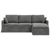 vidaXL Sofa Ciemnoszary